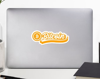 Bitcoin sticker / Bubble-free / Crypto Sticker / Laptop Sticker / Window Sticker