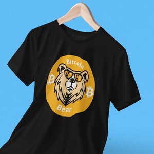 Bitcoin Bear Shirt | Bitcoin tshirt | BTC Tee | Cryptocurrency Gift