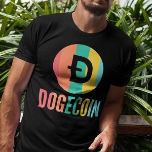 Dogecoin Colors Shirt | Dogecoin Crypto TShirt | DOGE Cryptocurrency unisex tee