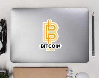 Bitcoin sticker / Bubble-free / Crypto Sticker / Laptop Sticker / Window Sticker