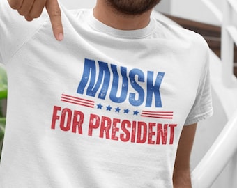 Musk For President T-shirt | Elon 2024 shirt | Elon Musk election tee | Funny Gift
