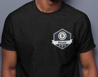 Bitcoin-märke | Bitcoin-t-shirt | Bitcoin-t-shirt | Kryptovaluta-tröja | HODL | Bitcoin-gåva | Krypto-tröja | Bitcoin-konst