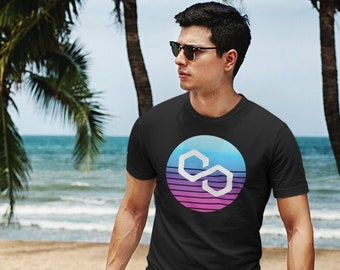 Polygon MATIC Sunset Shirt | Polygon Crypto T Shirt | MATIC Cryptocurrency unisex tee