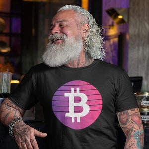 Bitcoin Sunset T-Shirt: BTC Crypto Unisex Tee