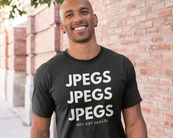 JPEGS NFT Art Dealer | Crypto Shirt | NFTs tshirt | Cryptocurrency tee