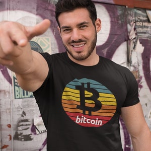 Bitcoin Sunset Shirt | Bitcoin Crypto T Shirt | Bitcoin Cryptocurrency unisex tee