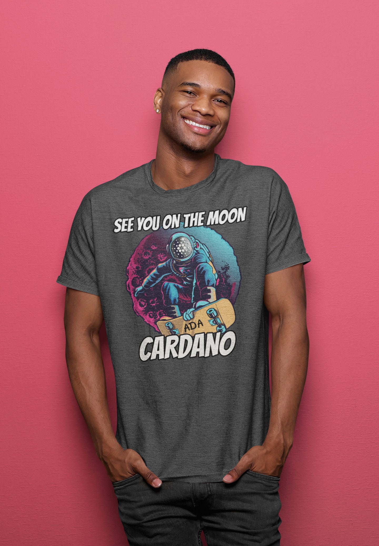 See You on the Moon Cardano Shirt | Crypto T Shirt | ADA Cryptocurrency  Tshirt - Etsy Singapore
