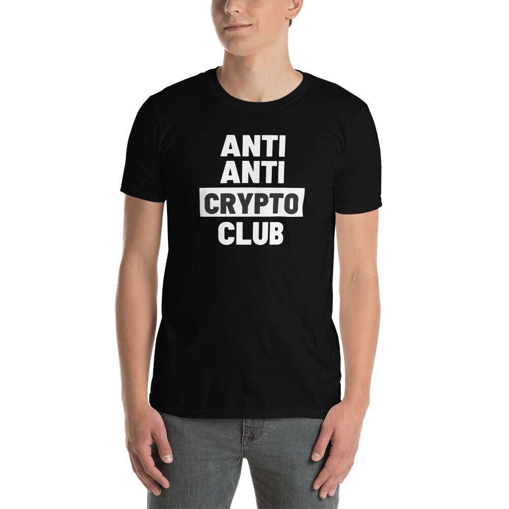 Anti Anti Crypto Club Funny Shirt | Men Womens Cryptocurrency Tshirt Tee |  Bitcoin Ethereum - Etsy