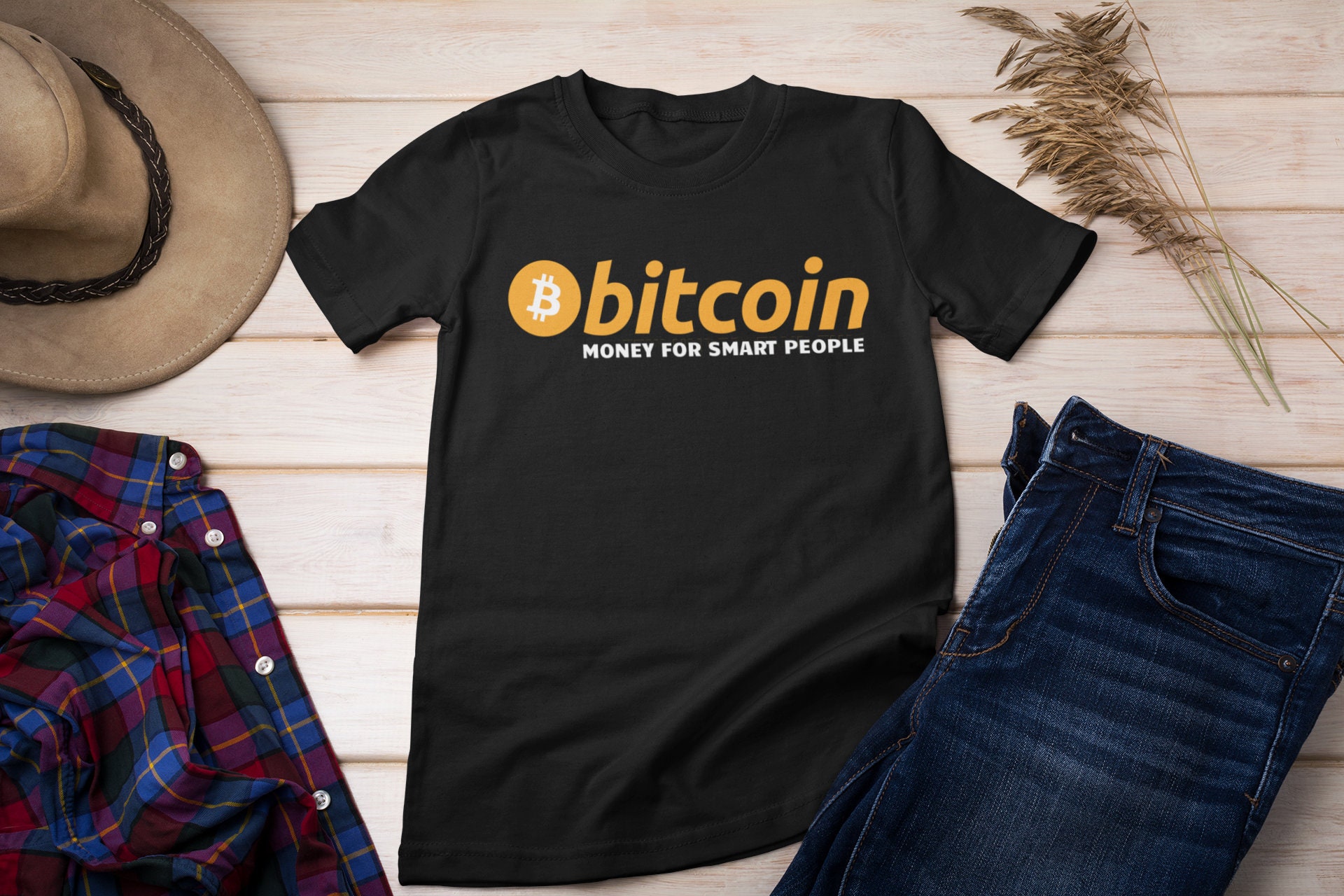 Bitcoin Money For Smart People Shirt Crypto tShirt Bitcoin | Etsy