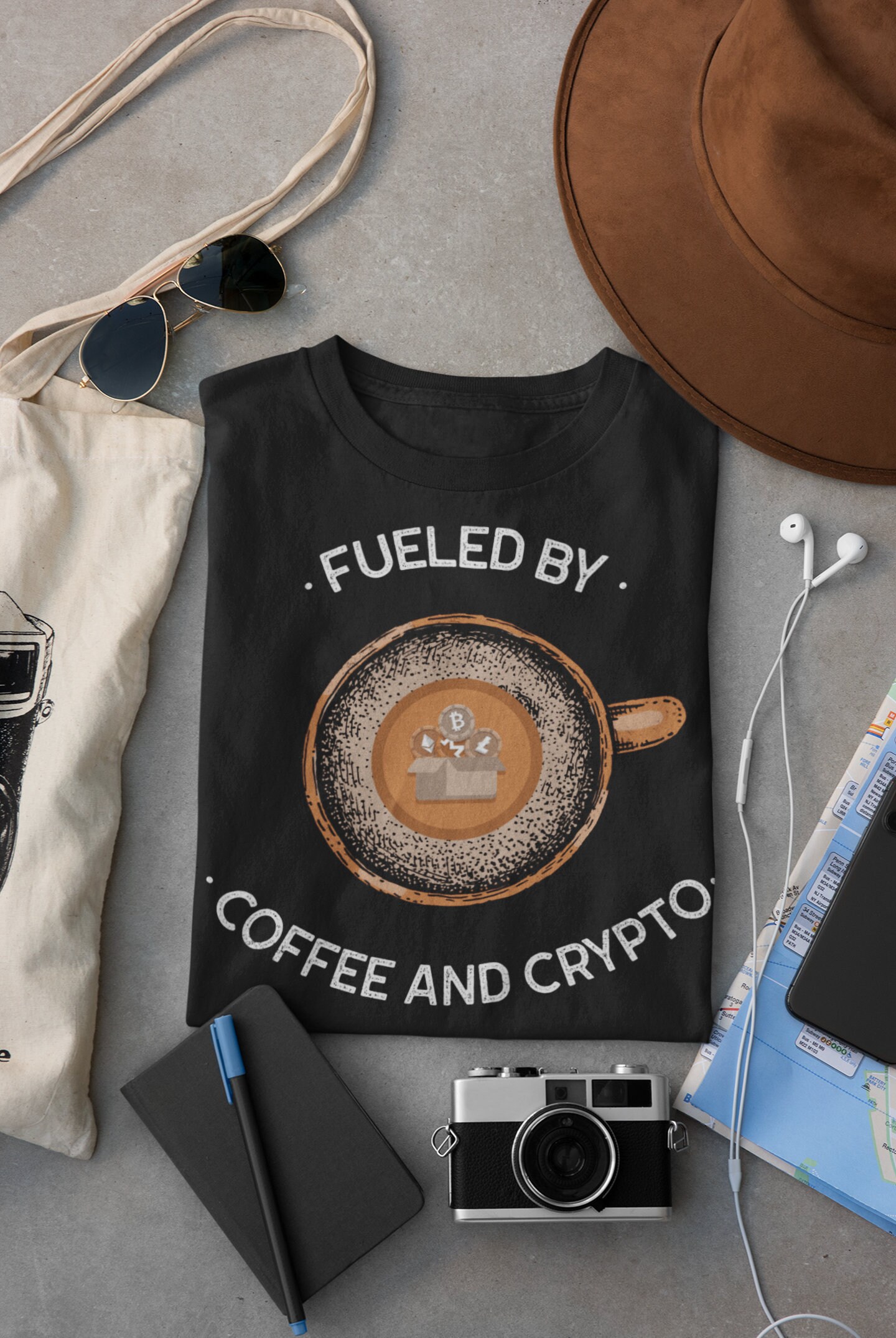 Fueled by Coffee and Crypto Shirt | Bitcoin | Ethereum | Cryptocurrency |  Crypto Tee | Technology Shirt | BTC - Etsy