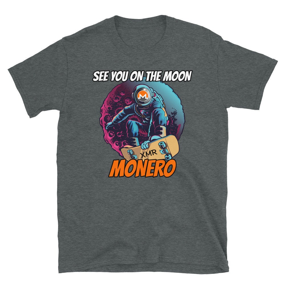 See You on the Moon Monero Shirt Crypto T Shirt XMR - Etsy