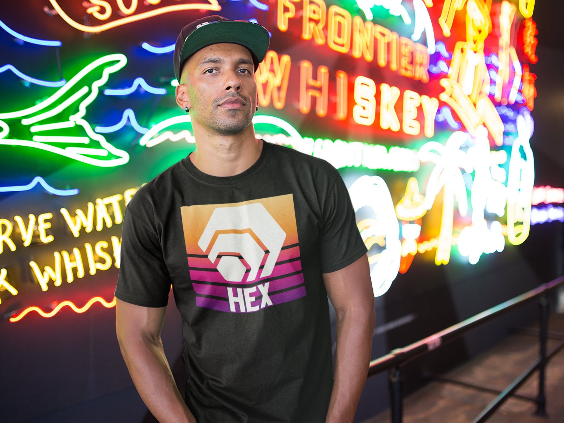 Hex Crypto T-Shirt: Unisex Ring-Spun Cotton Tee