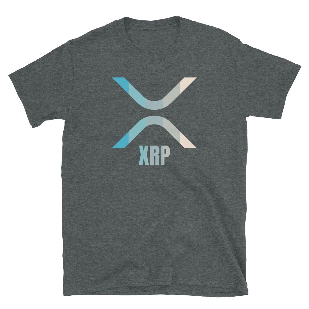 Unisex Crypto Enthusiast Shirt XRP Ripple Crypto T-Shirt - X & XRP Logo  Unisex Shirt For Cryptocurrency Fans XRP T-shirt