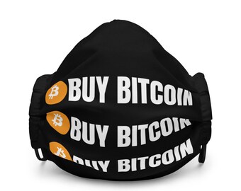 Buy Bitcoin Face Mask | Crypto Currency Face Cover | Bitcoin Gift