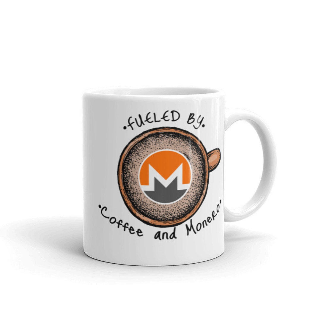 Fueled By Monero (XMR) en koffiemok | Cryptocurrency-thee | Crypto Cadeau -  Etsy Nederland