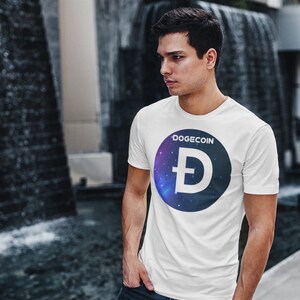Dogecoin Galaxy tShirt | Cryptocurrency Tee | Dogecoin Crypto T shirt | DOGE shirt