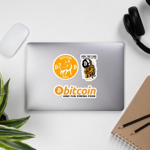 Bitcoin Sticker Pack | Bitcoin Stickers | Cryptocurrency Stickers | Bitcoin Gift