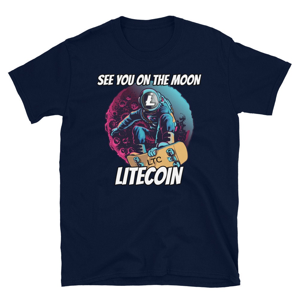 See You on the Moon Litecoin Shirt | Crypto T Shirt | LTC Cryptocurrency  Tshirt - Etsy