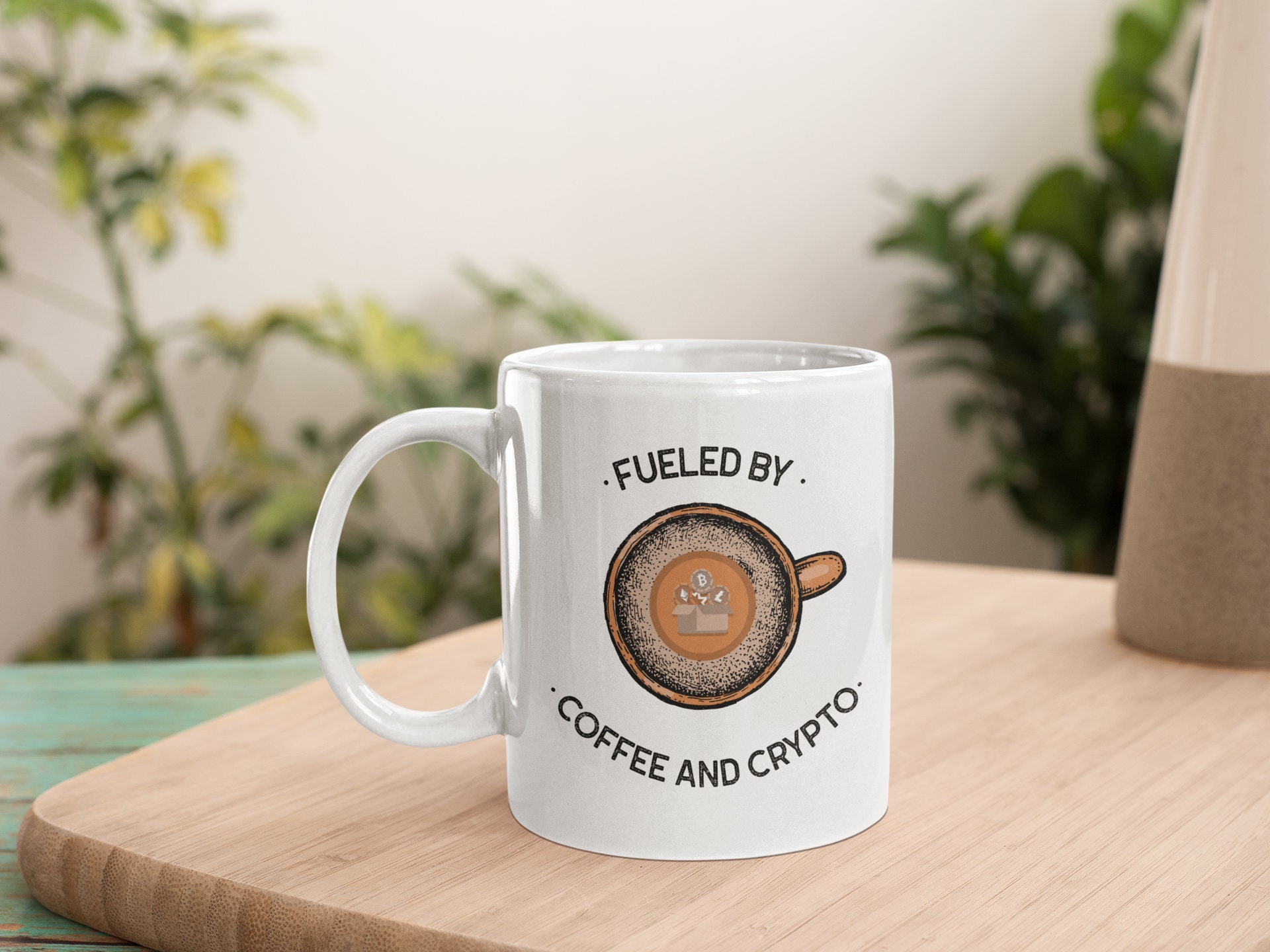 Gevoed door Crypto en Koffie Mok | Cryptocurrency-thee | Bitcoin Cadeau -  Etsy Nederland