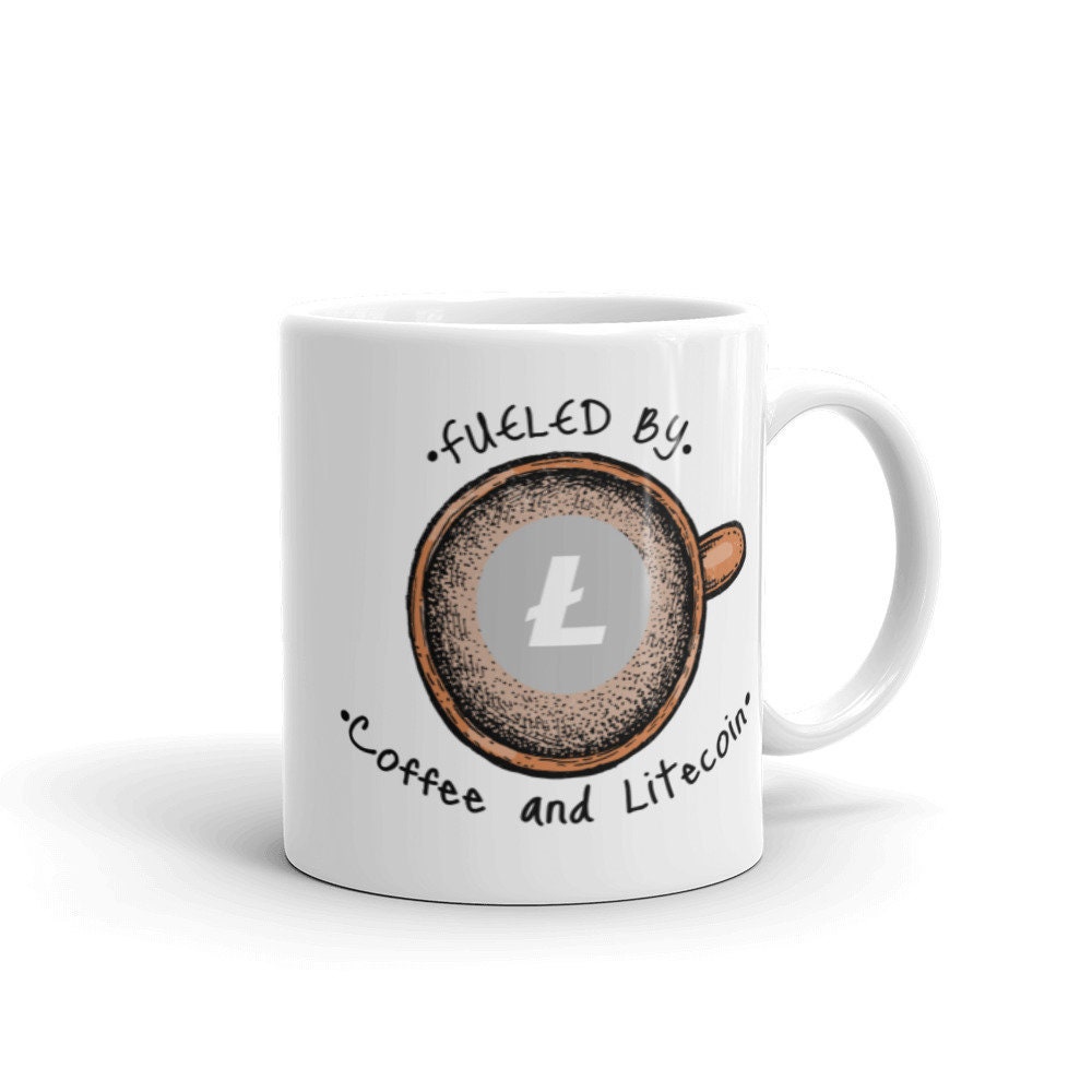 ライトコイン（LTC）とコーヒーマグで燃料補給 | 暗号通貨ティー | ライトコインギフト - Etsy 日本