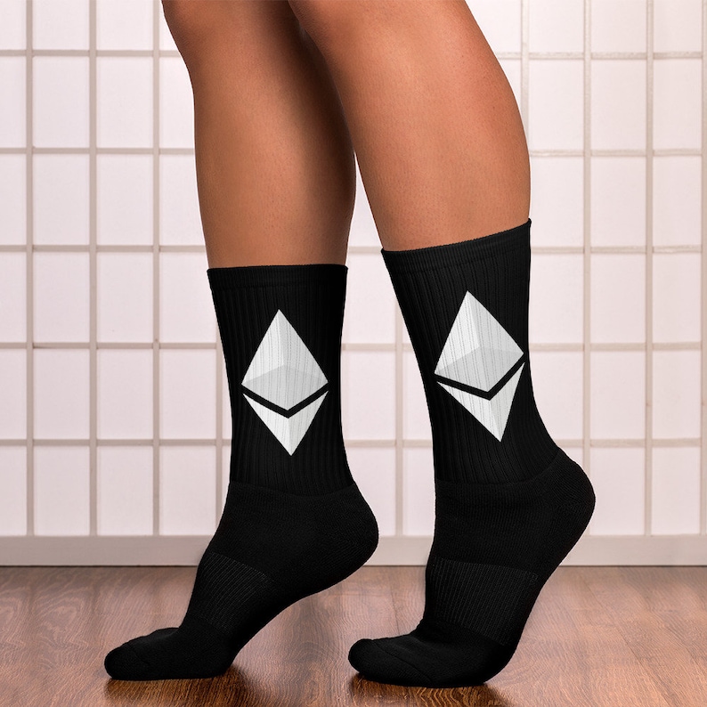 ETH Ethereum Crypto Gift Ethereum Gift Crypto Cryptocurrency Socks Socks