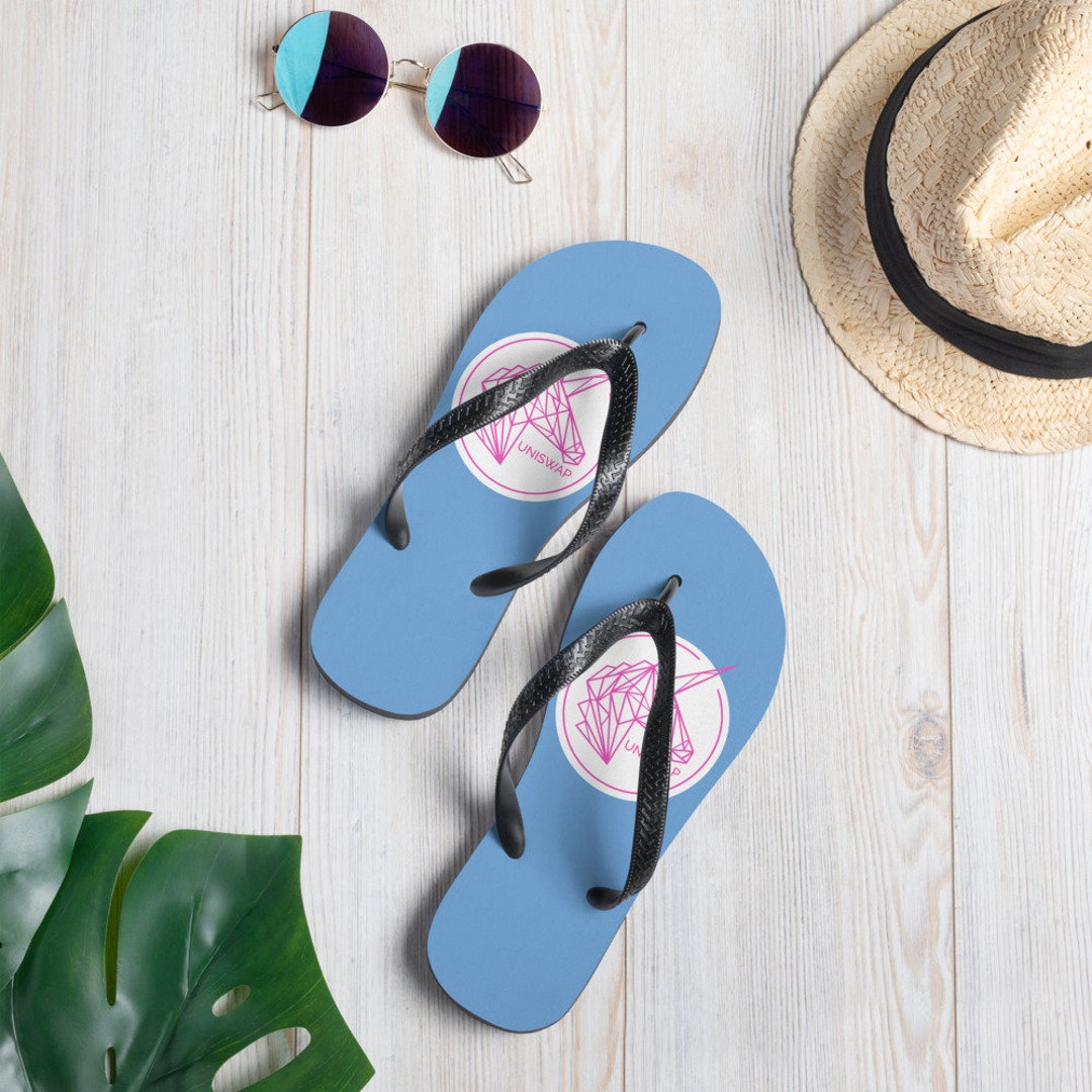 Uniswap Flip Flops | UNI Cryptocurrency | Crypto Gift - Etsy UK