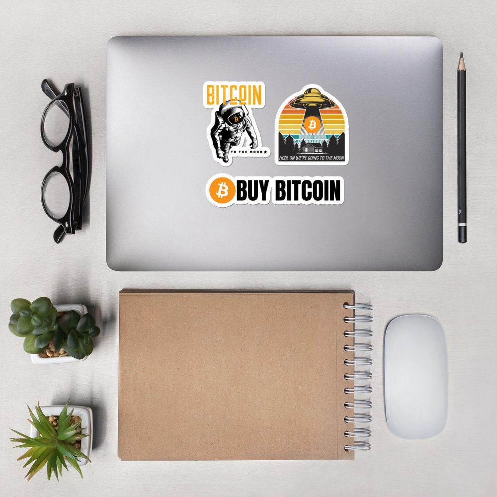 ビットコイン ステッカー 3 パック | ビットコイン ステッカー | 暗号通貨ステッカー - Etsy 日本