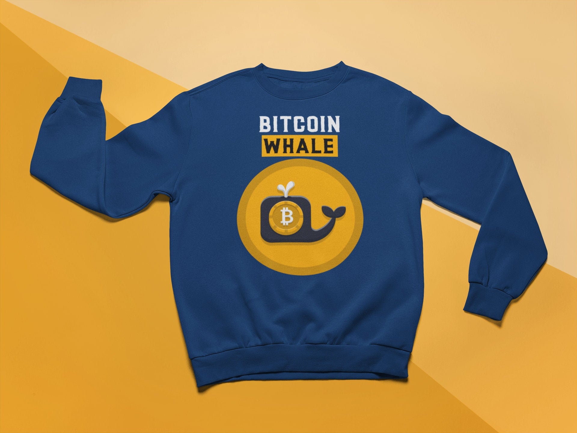 Bitcoin Whale Sweatshirt | Cryptocurrency | Crypto Sweater | Technology |  Funny Shirt | Bitcoin Gift | Bitcoin Art - Etsy
