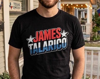 James Talarico Shirt | Texas Senate 2026 Tee | Political Campaign Shirt | Texas Democrat | Vintage Eagle Tee | Texas Strong | Unisex