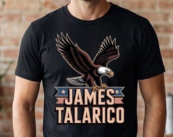 James Talarico Shirt | Texas Senate 2026 Tee | Texas Strong Vintage | Democrat Campaign T-Shirt | Patriotic Eagle Graphic Tee | Cotton
