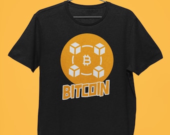 Bitcoin Blockchain Shirt | Bitcoin Crypto tshirt | Bitcoin tee | Cryptocurrency unisex gift