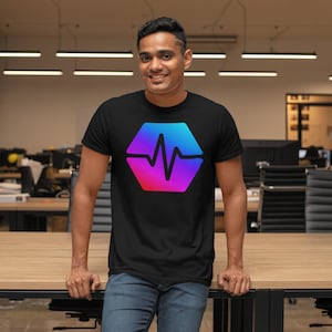 PulseChain PLS-logotyp kryptotröja | PulseChain kryptovaluta-t-shirt | HEX Staker-tröja