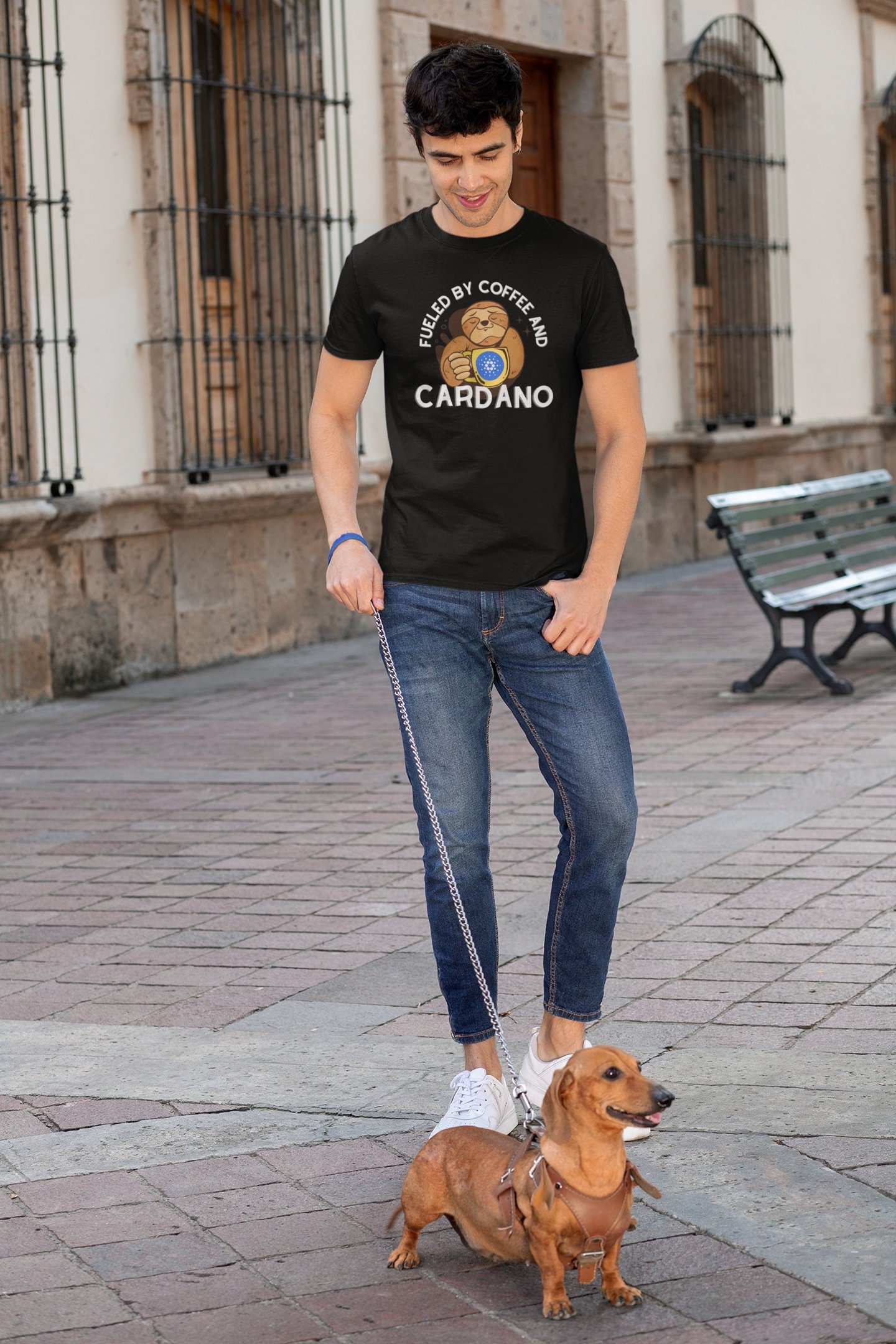Fueled by Coffee and Cardano ADA Sloth T-shirt | Crypto Tee - Etsy Canada