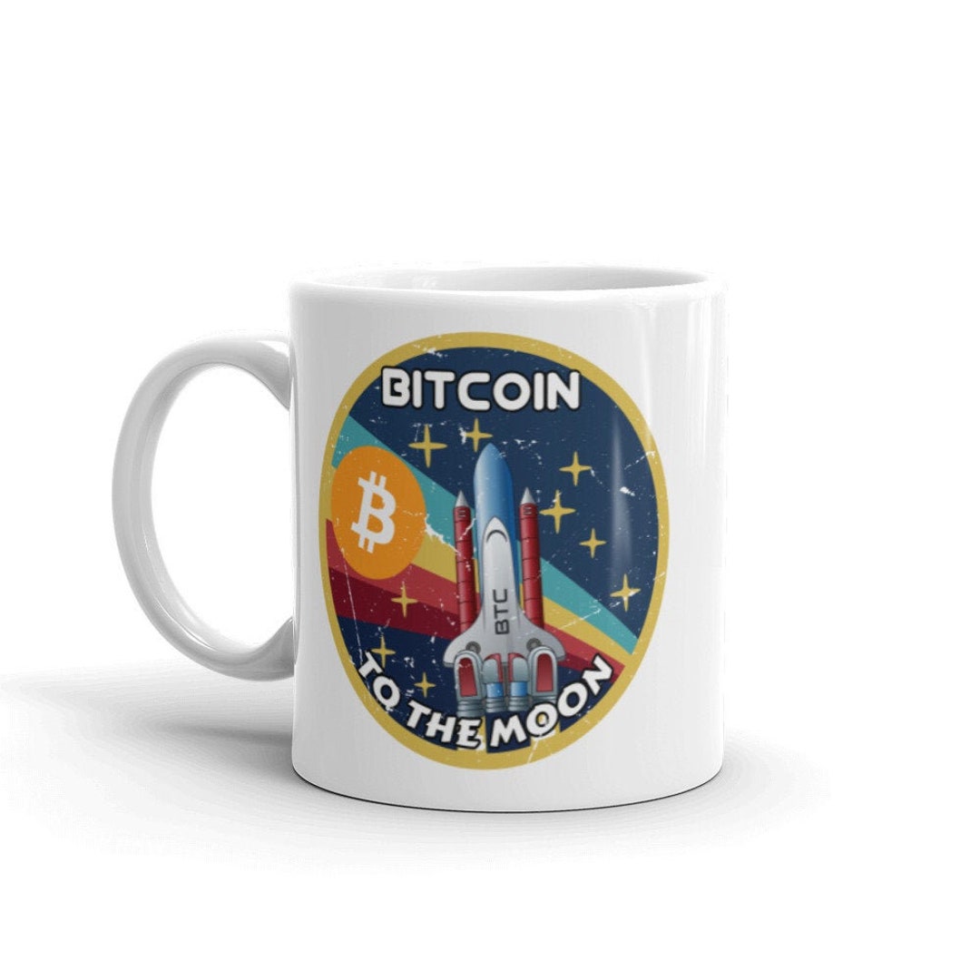 Bitcoin Space Badge Coffee Mug | Bitcoin Mug | BTC Moon Cryptocurrency Cup  | Bitcoin Gift - Etsy