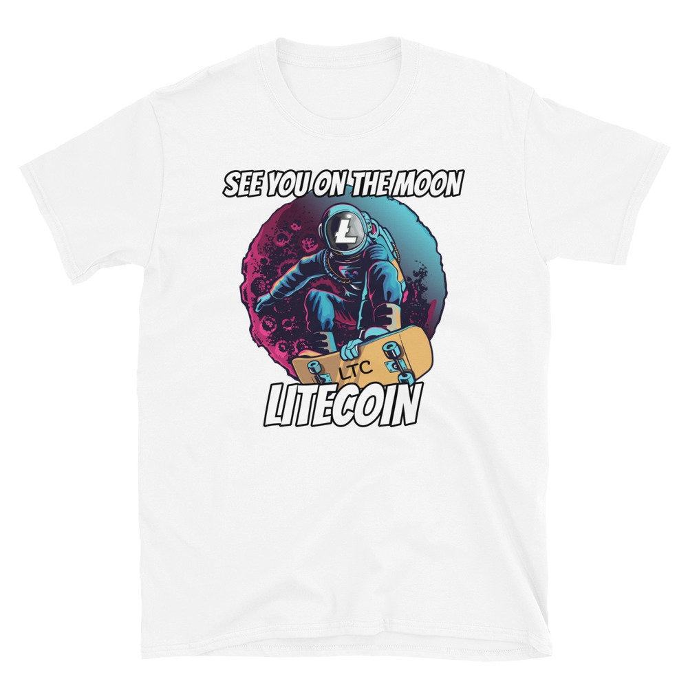See You on the Moon Litecoin Shirt | Crypto T Shirt | LTC Cryptocurrency  Tshirt - Etsy