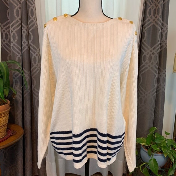 Vintage Plus sized Sweater, Vintage preppy sweater