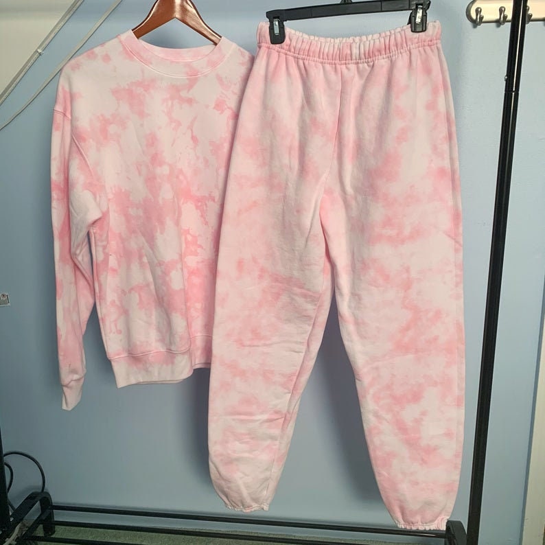 custom tie dye sweatsuit