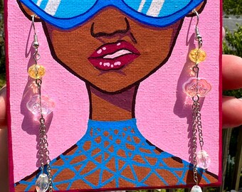 Beaded Dangle Earrings