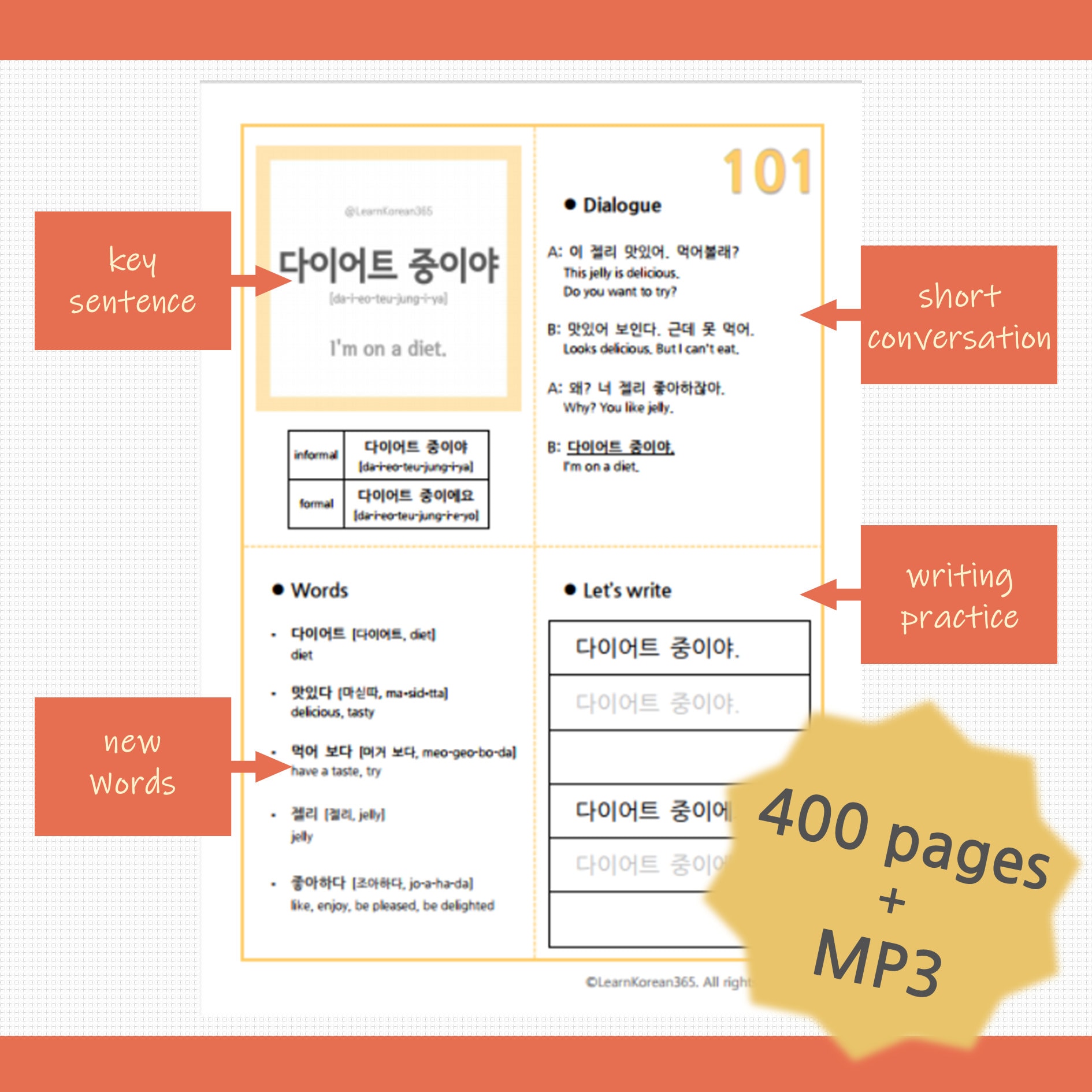 4Book Set Learn Korean Book 14 PDF MP3 Etsy