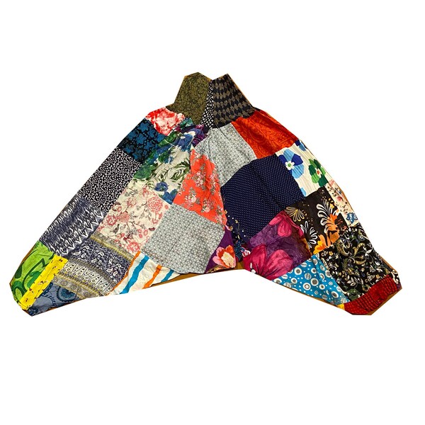 Unisex Men Women Bohemian Boho Ethnic Aladdin Alibaba Cotton Solid Color Hippie Yoga Harem Trouser Pants with Pockets main image 0
