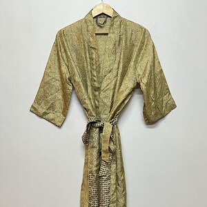 Silk Kimono For Women / Boho Duster Jacket / Beach Cover Up / Resort Wear Silk Kimono / Summer Silk Kimono / Lightweight Silk Kimono
