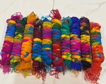 Wholesale Lot Of 1-100 Pcs Pure Chiffon Tie Dye Scarves / Multi Color Scarve / Wedding Favor / Indian Wedding Gift / Gift For Guests