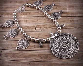 Oxidized Necklace - Etsy Australia