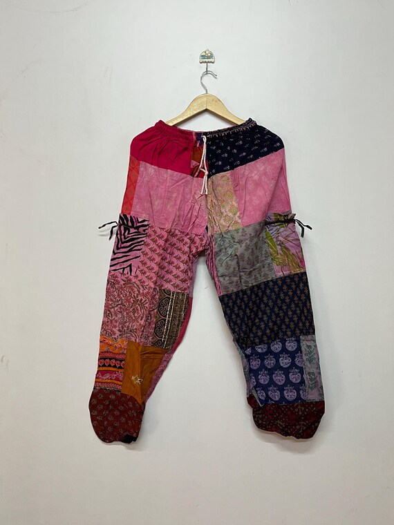 Buy Tie Dye Silk Harem Pants: Bohemian Unisex Lounge Wear Online
