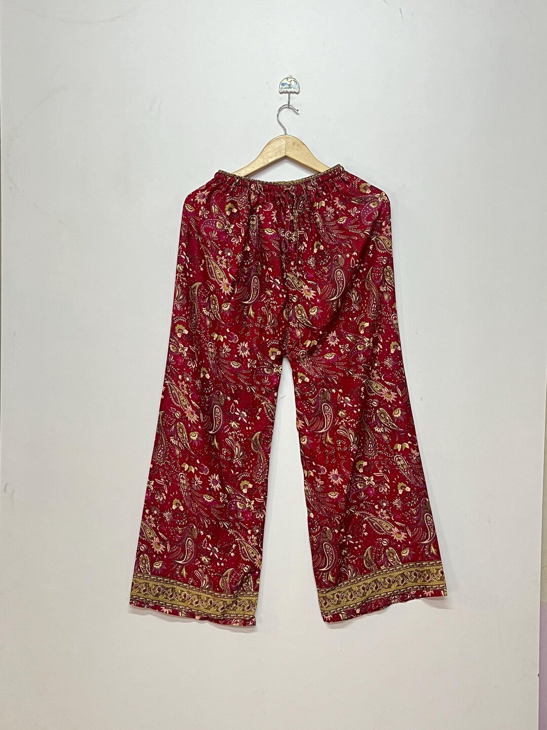 Radiant Ruby Palazzo Red Wide Leg Pants main image 0