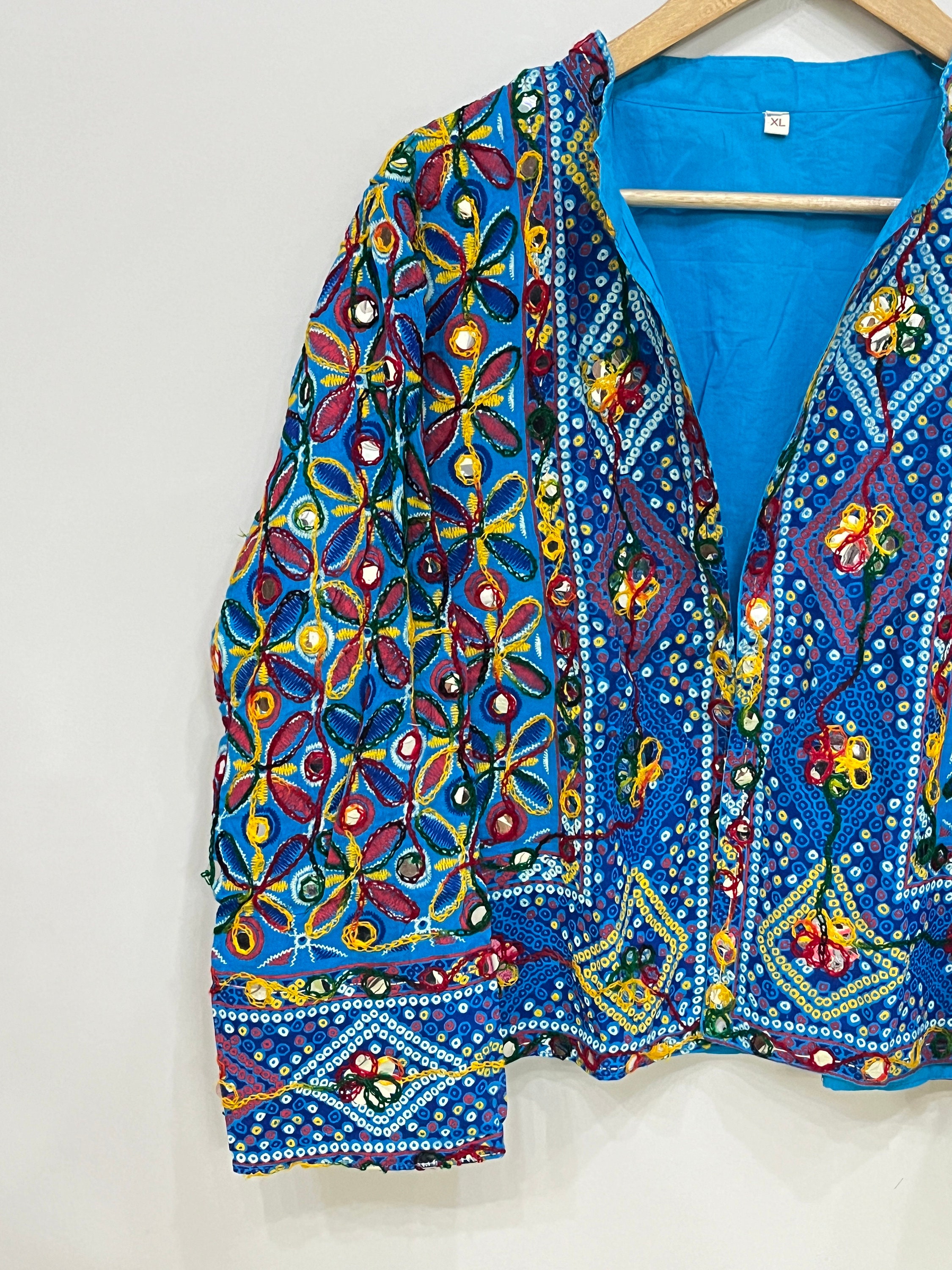 【MIRROR STOKE】EMBROIDERY JACKET MIRROR STOKE EMBROIDERY JACKET ブラック