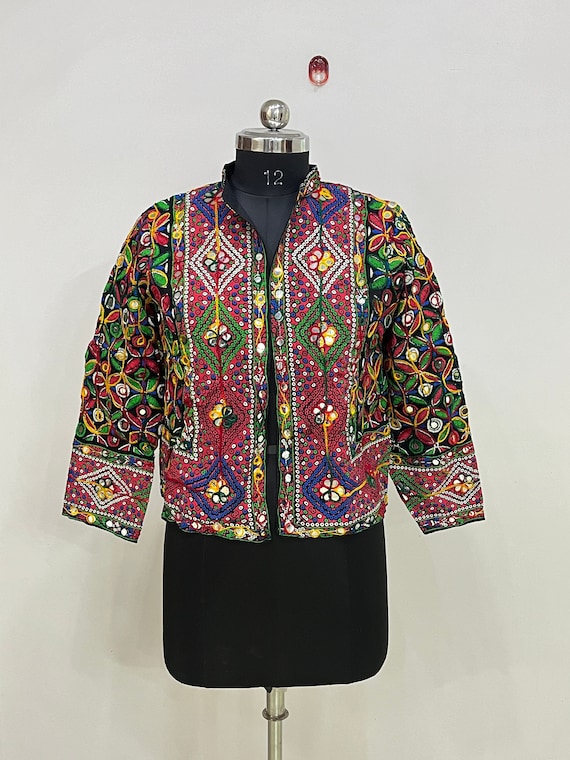 Mirror work coat sale
