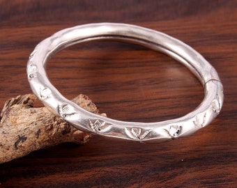 Designer silver Kada | Indian Banjara Kada | Charm Bracelet | Handicraft Jewelry | Boho Bangle | Birthstone Jewelry | Gift For Her