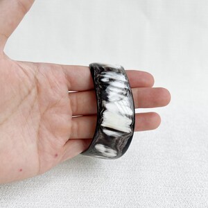 Bracciale in corno di bufalo fatto a mano / Gioielli artigianali / Regalo di Natale immagine 16
