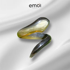 Anello a forma di serpente in corno di bufalo fatto a mano/Gioiello Boho/Regalo di Natale
